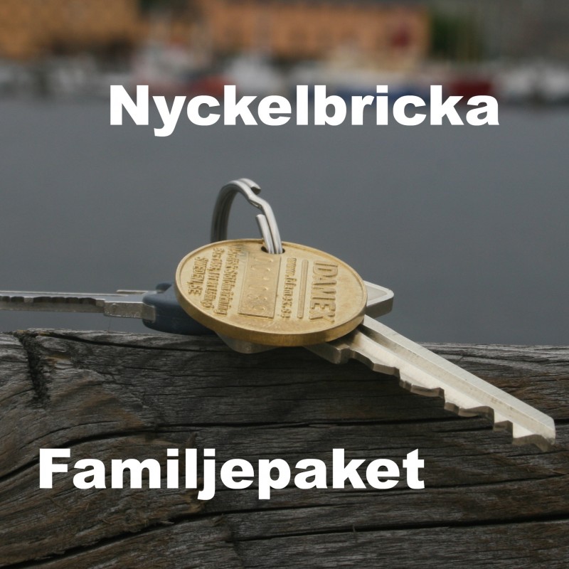 Nyckelbricka familjepaket